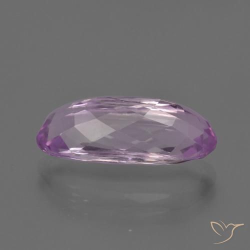 Kunzita Púrpura muy claro natural de 7.04 ct, Ovalada, VVS