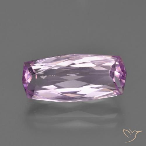 6.00ct Natural Púrpura-violeta rosáceo claro Kunzita, Forma Cojín, VS