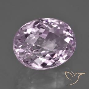 Kunzita Púrpura muy claro natural de 12.85 ct, Ovalada, VS