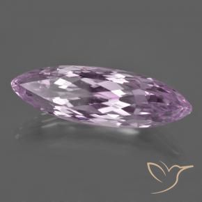Kunzita Violeta rosáceo muy claro natural de 24.38 ct, Marquesa, VVS-VS