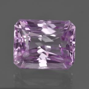 Kunzita Rosa natural de 13.04 ct, corte esmeralda, VS