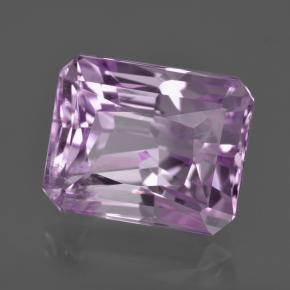 Kunzita Rosa natural de 13.04 ct, corte esmeralda, VS