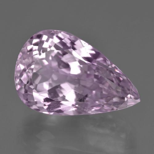 Kunzita rosa natural de 21,75 ct, en forma de pera, VS
