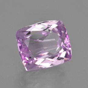 Kunzita rosa natural de 3,59 ct, corte cojín, VS
