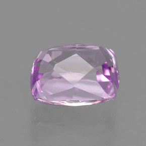 Kunzita rosa natural de 3,59 ct, corte cojín, VS