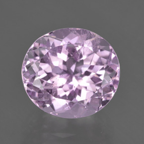 Kunzita Rosado púrpura real natural de 8.72 ct, Corte Óvalo, VS-SI