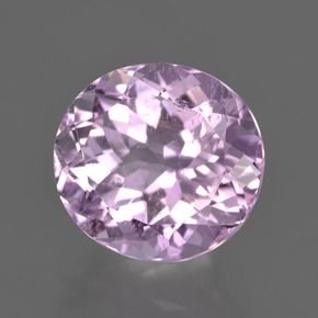 Kunzita Rosado púrpura real natural de 8.72 ct, Corte Óvalo, VS-SI