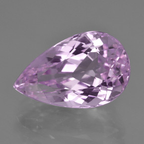 Kunzita púrpura natural de 11,03 ct, en forma de pera, VS