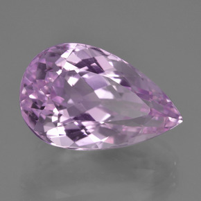 Kunzita púrpura natural de 11,03 ct, en forma de pera, VS
