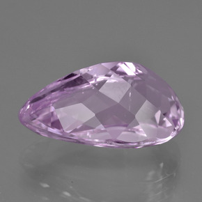 Kunzita púrpura natural de 11,03 ct, en forma de pera, VS