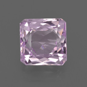 Kunzita rosa natural de 5,45 ct, corte esmeralda, VVS-VS