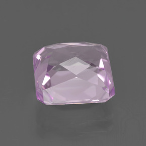 Kunzita rosa natural de 5,45 ct, corte esmeralda, VVS-VS