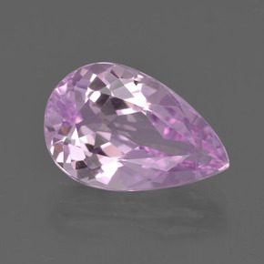 Kunzita Rosa natural de 5.64 ct, En forma de pera, VVS-VS