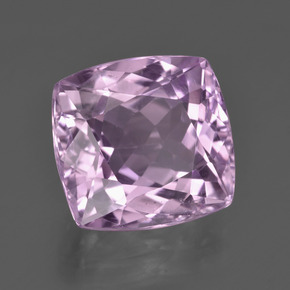 Kunzita rosa natural de 10,47 ct, corte cojín, VS