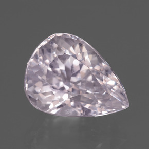 Kunzita rosa natural de 6,25 ct, en forma de pera, VS