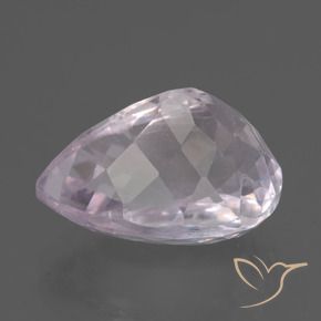 Kunzita Tono rosado muy claro natural de 11.53 ct, En forma de pera, VS