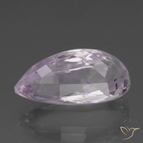 Kunzita Tono rosado muy claro natural de 21.74 ct, En forma de pera, VS
