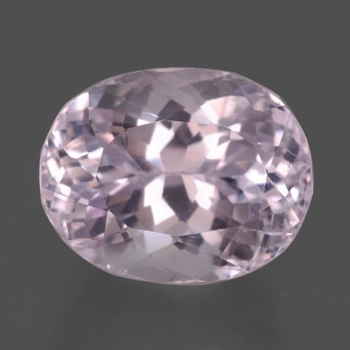 Kunzita rosa natural de 13,90 ct, corte óvalo, VS