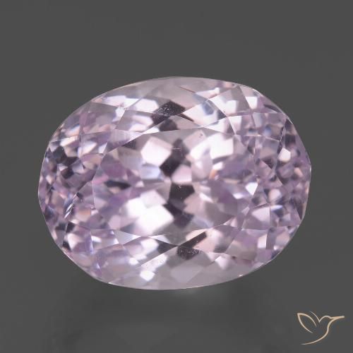 13.83ct Natural Rosado claro medio Kunzita, Ovalada, VS