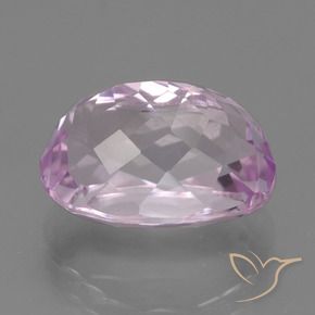 Kunzita Rosado medio natural de 7.57 ct, Ovalada, VVS