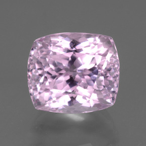 Kunzita rosa natural de 7,16 ct, corte cojín, VVS-VS