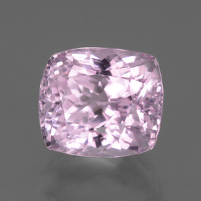 Kunzita rosa natural de 7,16 ct, corte cojín, VVS-VS