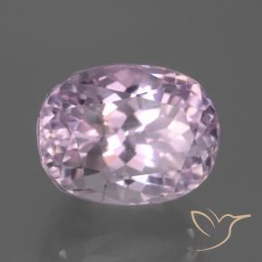 Kunzita Rosado claro medio natural de 11.64 ct, Ovalada, VS