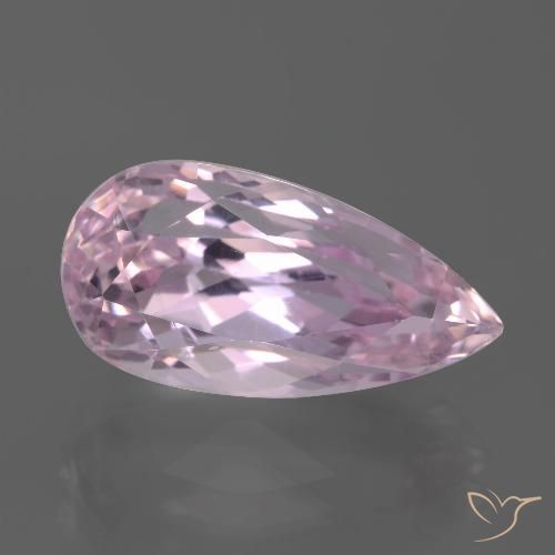 9.49ct Natural Tono rosado claro Kunzita, En forma de pera, VS