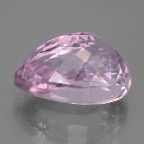 Kunzita rosa natural de 15,96 ct, en forma de pera, VVS