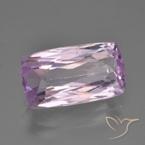 Kunzita Violeta claro natural de 6.61 ct, Forma Cojín, VS