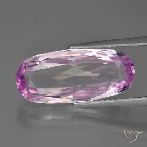 Kunzita púrpura natural de 7,41 ct, corte óvalo, VS
