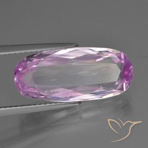 Kunzita púrpura natural de 7,41 ct, corte óvalo, VS