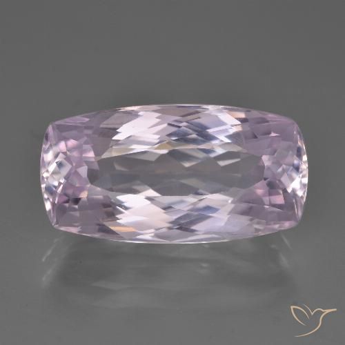 12.48ct Natural Púrpura muy claro Kunzita, Forma Cojín, VVS-VS