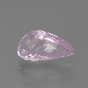 Kunzita rosa natural de 4,57 ct, en forma de pera, VVS-VS