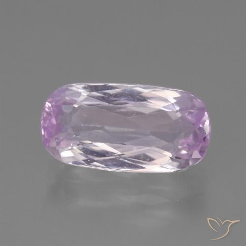 4.54ct Natural Rosado real muy claro Kunzita, Ovalada, VS