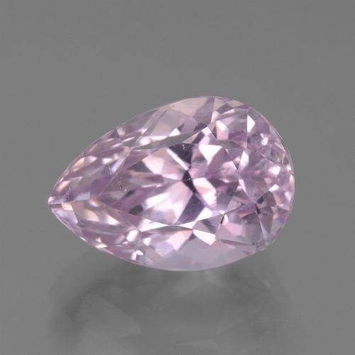 Kunzita rosa natural de 7,27 ct, en forma de pera, VS