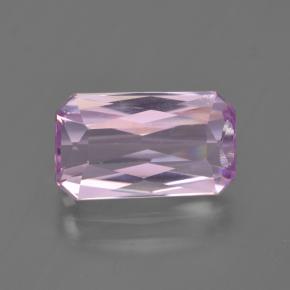 Kunzita Rosa natural de 3.64 ct, corte esmeralda, VS