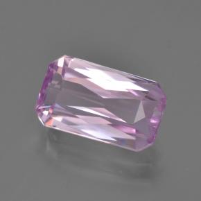 Kunzita Rosa natural de 3.64 ct, corte esmeralda, VS