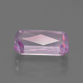 Kunzita Rosa natural de 3.64 ct, corte esmeralda, VS