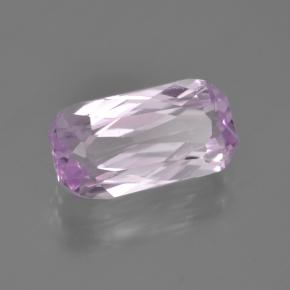 Kunzita rosa natural de 3,13 ct, corte esmeralda, VS