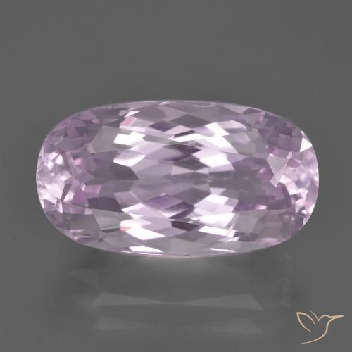 8.96ct Natural Púrpura muy claro Kunzita, Ovalada, VS