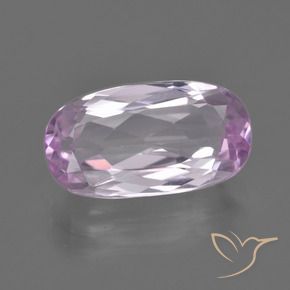 Kunzita Púrpura rosado natural de 6.42 ct, Ovalada, VS
