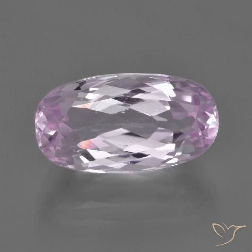 6.95ct Natural Púrpura rosáceo claro Kunzita, Ovalada, VS
