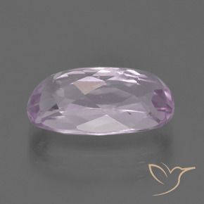 Kunzita Púrpura rosáceo claro natural de 6.95 ct, Ovalada, VS