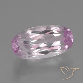 Kunzita Púrpura muy claro natural de 5.92 ct, Ovalada, VVS-VS