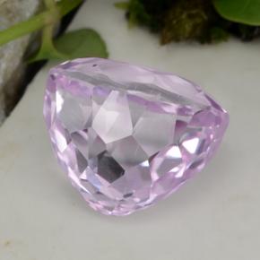 Kunzita rosa natural de 16,66 ct, corte óvalo, VVS