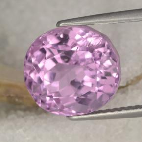 Kunzita rosa natural de 8,19 ct, corte óvalo, VS