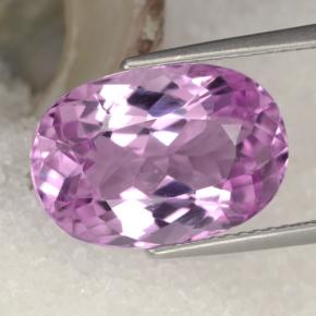 Kunzita Rosa natural de 8.26 ct, Corte Óvalo, VVS-VS