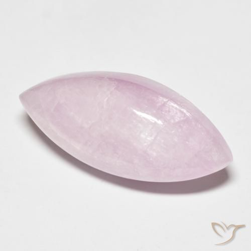 Kunzita Rosado púrpura real natural de 18.45 ct, Marquesa, Translúcido