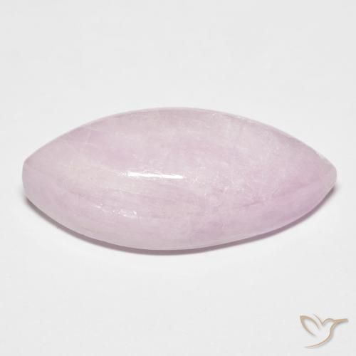 Kunzita Rosado púrpura real natural de 18.45 ct, Marquesa, Translúcido